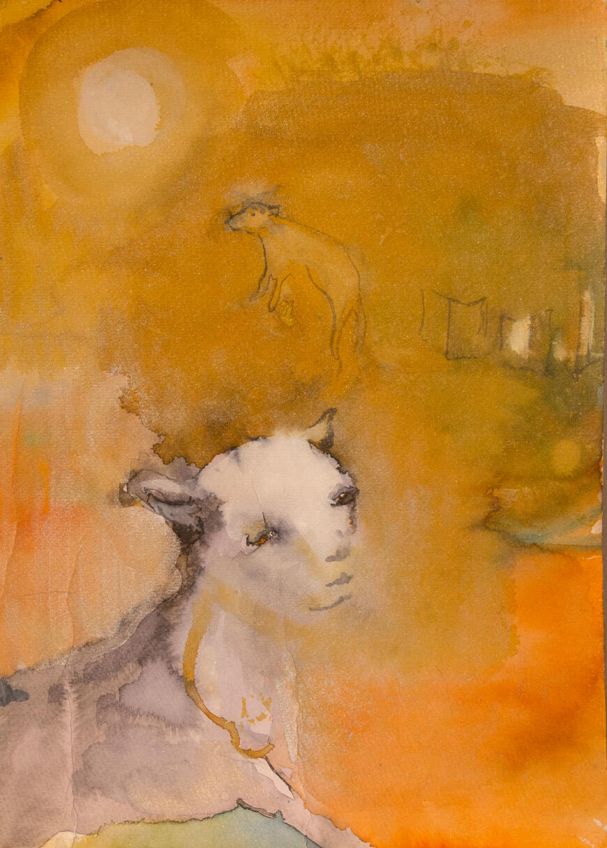 s/t Acuarela y tinta sobre papel, 2020
