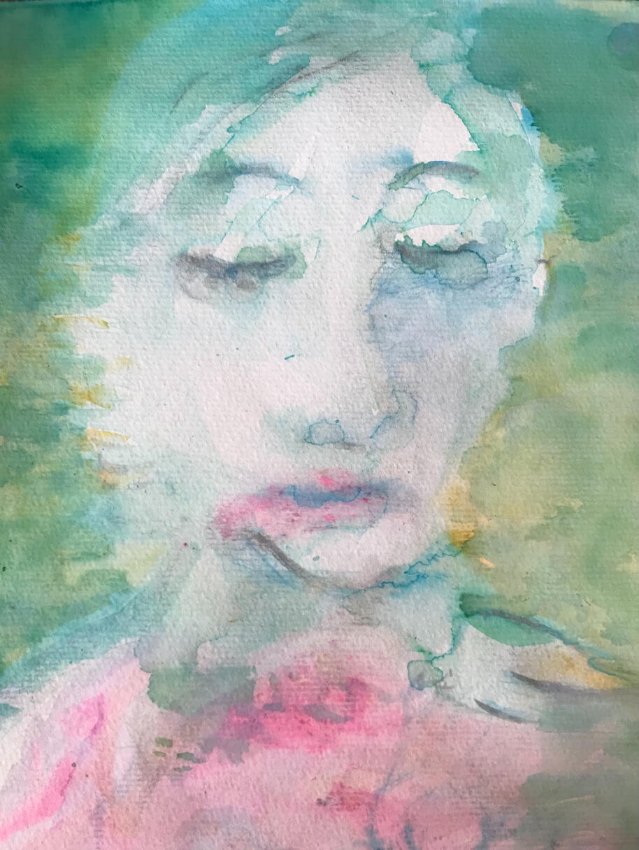 Serie “Metanoia” V Acuarela sobre papel, 2020