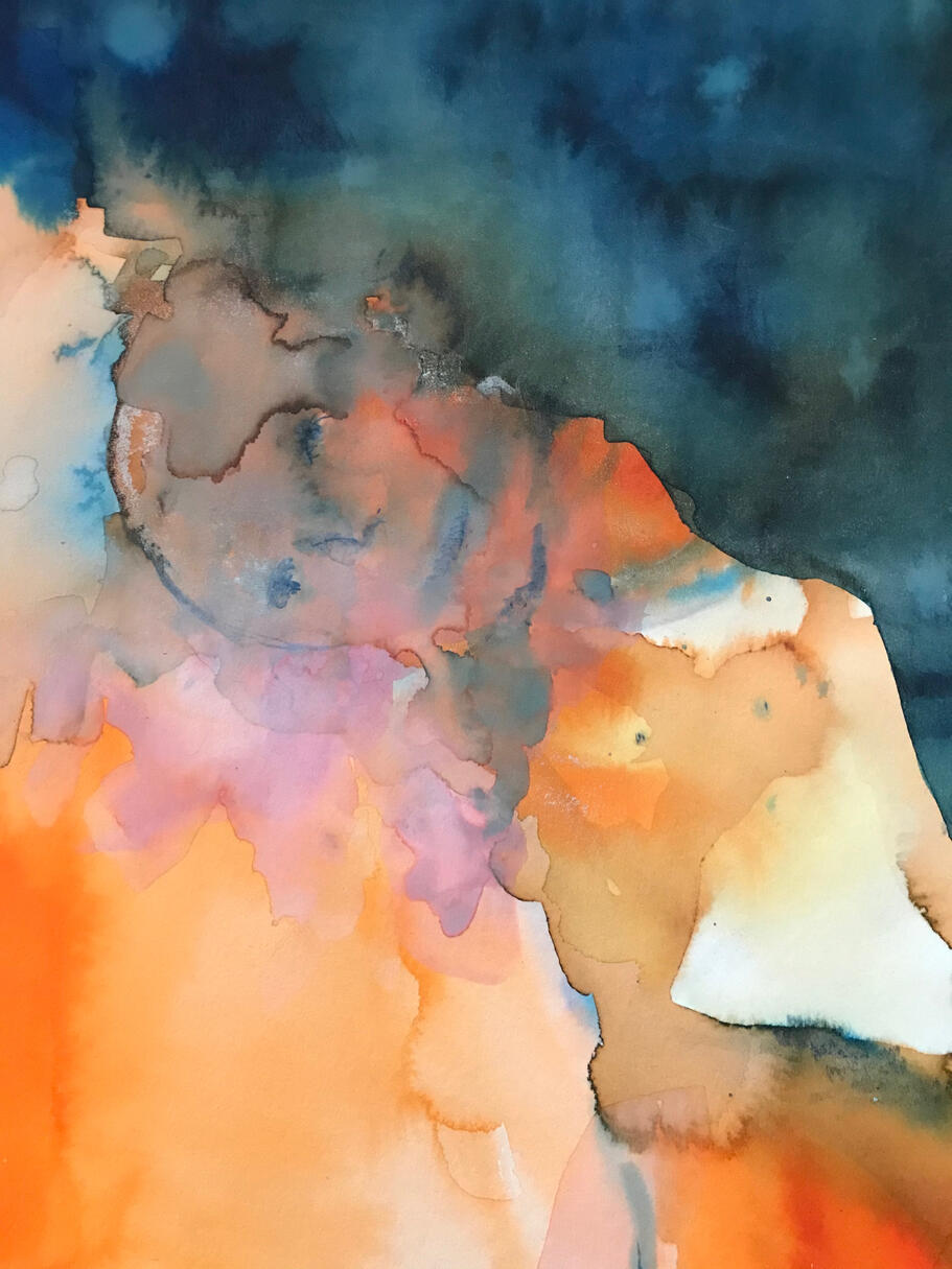Serie “Metanoia” VI Acuarela sobre papel, 2020